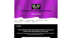 Desktop Screenshot of blackwoodmusicaltheatresociety.org